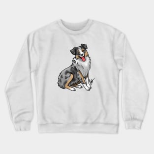 Dog - Australian Shepherd - Blue Merle Crewneck Sweatshirt